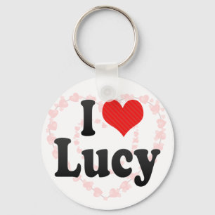 Ik hou van Lucy Sleutelhanger