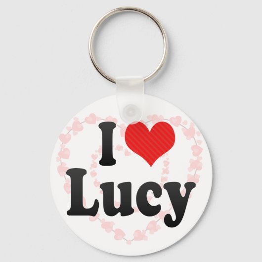 Ik hou van Lucy Sleutelhanger (Voorkant)