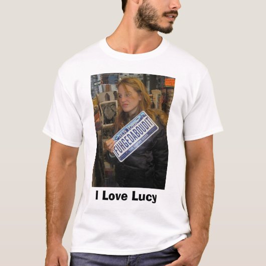  Ik hou van Lucy T-shirt (Voorkant)