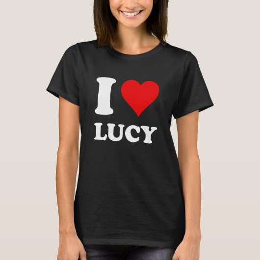 Ik hou van Lucy T-shirt (Voorkant)