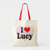 Ik hou van Lucy Tote Bag (Voorkant)