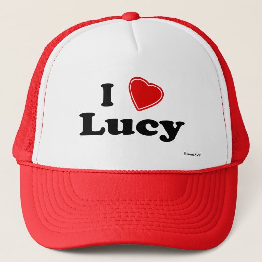 Ik hou van Lucy Trucker Pet (Voorkant)