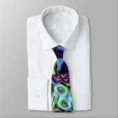 Ik hou van Lucy's coole trippy abstracte kunst Stropdas (Gebonden)