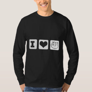 Ik hou van luiaards 89 t-shirt
