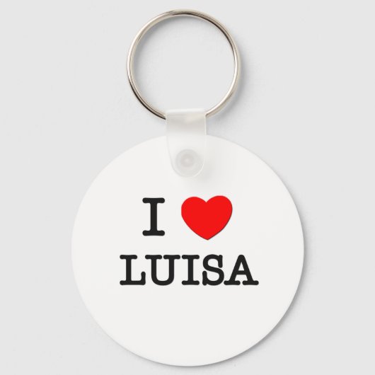 Ik hou van Luisa Sleutelhanger (Voorkant)
