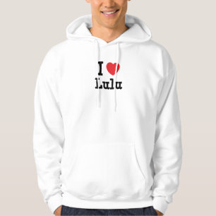 Ik hou van Lulu hart T-Shirt