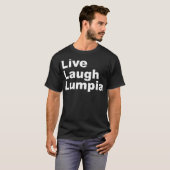 Ik hou van Lumpia live lachen Lumpia grappig Filip T-shirt (Voorkant volledig)