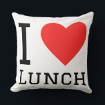 Ik hou van lunch kussen<br><div class="desc">Ik hou van lunch ,  voor liefhebbers van eten</div>