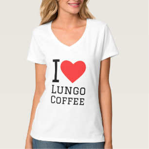 Ik hou van lungokoffie t-shirt