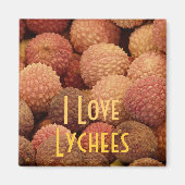 Ik hou van Lychees Magneet (Voorkant)