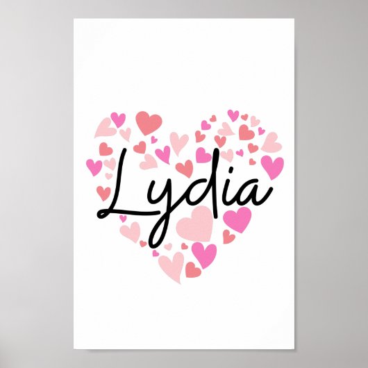 Ik hou van Lydia Poster (Voorkant)