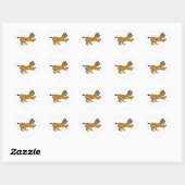 Ik hou van LYNXES - Wildlife - Natuur Hart Sticker (Vel)
