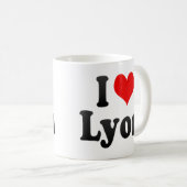 Ik hou van Lyon, Frankrijk Koffiemok (Voorkant rechts)