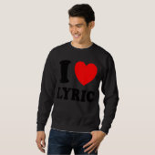 Ik hou van Lyric Trui (Voorkant volledig)