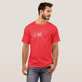 Ik hou van MA-jongen T-shirt (Voorkant volledig)