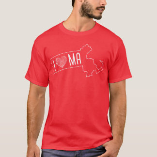 Ik hou van MA-jongen T-shirt