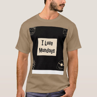 Ik hou van maandag t-shirt