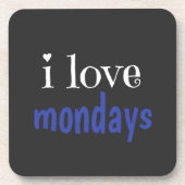 Ik hou van maanddagen bier onderzetter (Voorkant)