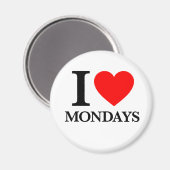 Ik hou van maanddagen magneet (Voorkant / Achterkant)