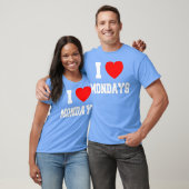 Ik hou van maanddagen t-shirt (Unisex)