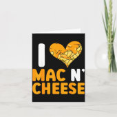 Ik hou van Mac N' Cheese Grappige Mac En Cheese  Kaart (Voorkant)