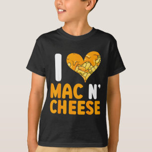 Ik hou van Mac N' Cheese Grappige Mac En Kaas T-shirt