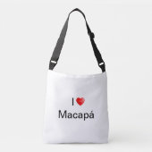 Ik hou van Macapá Crossbody Tas (Voorkant)