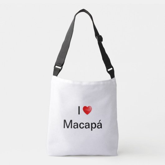 Ik hou van Macapá Crossbody Tas (Voorkant)