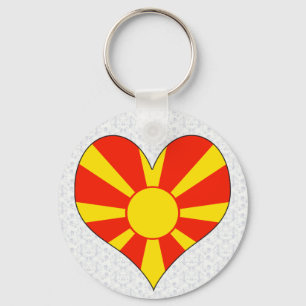Ik hou van Macedonië Sleutelhanger