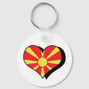 Ik hou van Macedonië Sleutelhanger