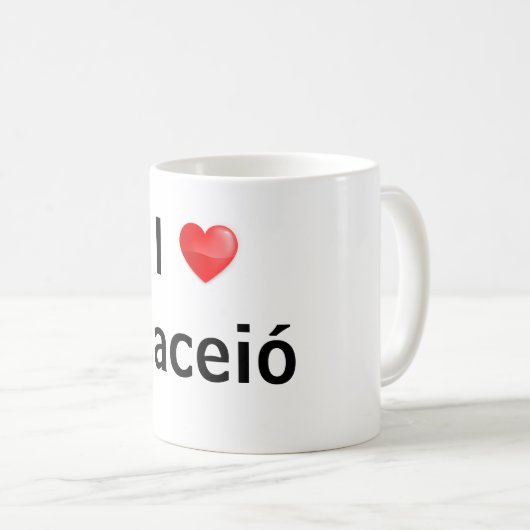 Ik hou van Maceió Koffiemok (Voorkant rechts)