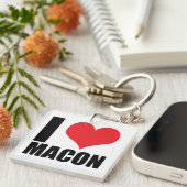 Ik hou van Macon Sleutelhanger (Voorkant Rechts)