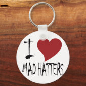 Ik hou van Mad Hatters Sleutelhanger (Voorkant)