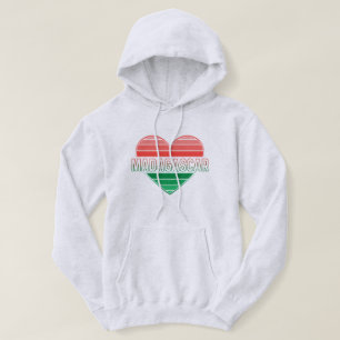 Ik hou van Madagascar, Malagassisch hart Hoodie