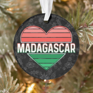 Ik hou van Madagascar, Malagassisch hart Ornament