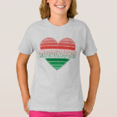 Ik hou van Madagascar, Malagassisch hart T-shirt (Voorkant)