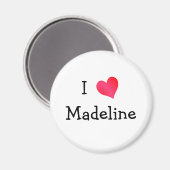 Ik hou van Madeline Magneet (Voorkant / Achterkant)