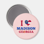 Ik hou van Madison, Georgia Magneet (Voorkant / Achterkant)