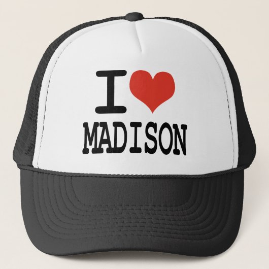 Ik hou van Madison Trucker Pet (Voorkant)