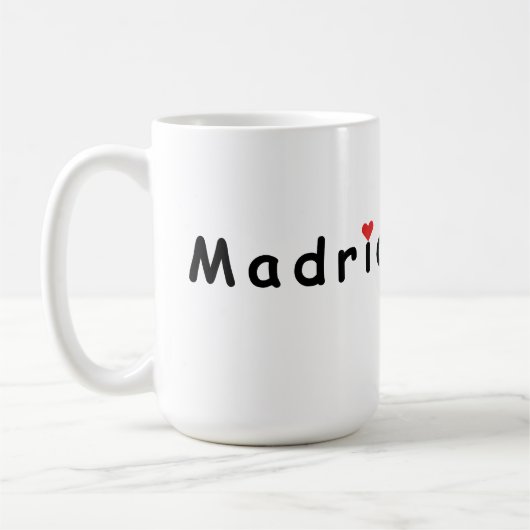 Ik hou van Madrid Koffiemok (Links)