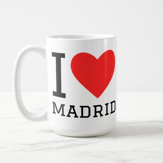 Ik hou van madrid koffiemok (Links)