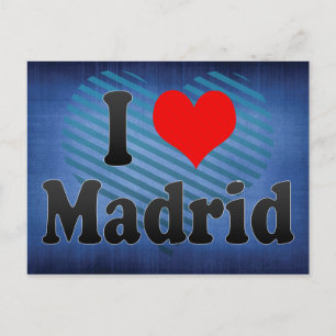 Ik hou van Madrid, Spanje. Me Encanta Madrid, Span Briefkaart