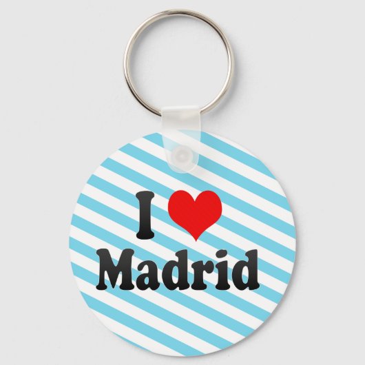 Ik hou van Madrid, Spanje. Me Encanta Madrid, Span Sleutelhanger (Voorkant)