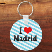 Ik hou van Madrid, Spanje. Me Encanta Madrid, Span Sleutelhanger (Voorkant)