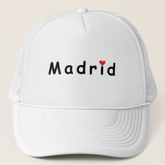 Ik hou van Madrid Trucker Pet (Voorkant)