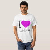 Ik hou van magenta t-shirt (Voorkant volledig)
