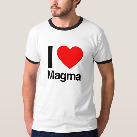 Ik hou van magma t-shirt (Voorkant)