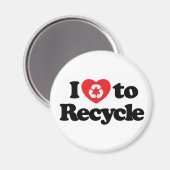 Ik hou van Magnet Recyclen (Voorkant / Achterkant)
