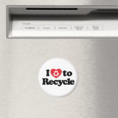 Ik hou van Magnet Recyclen (Insitu (Vaatwasser))