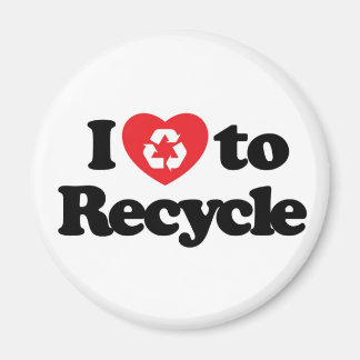 Ik hou van Magnet Recyclen